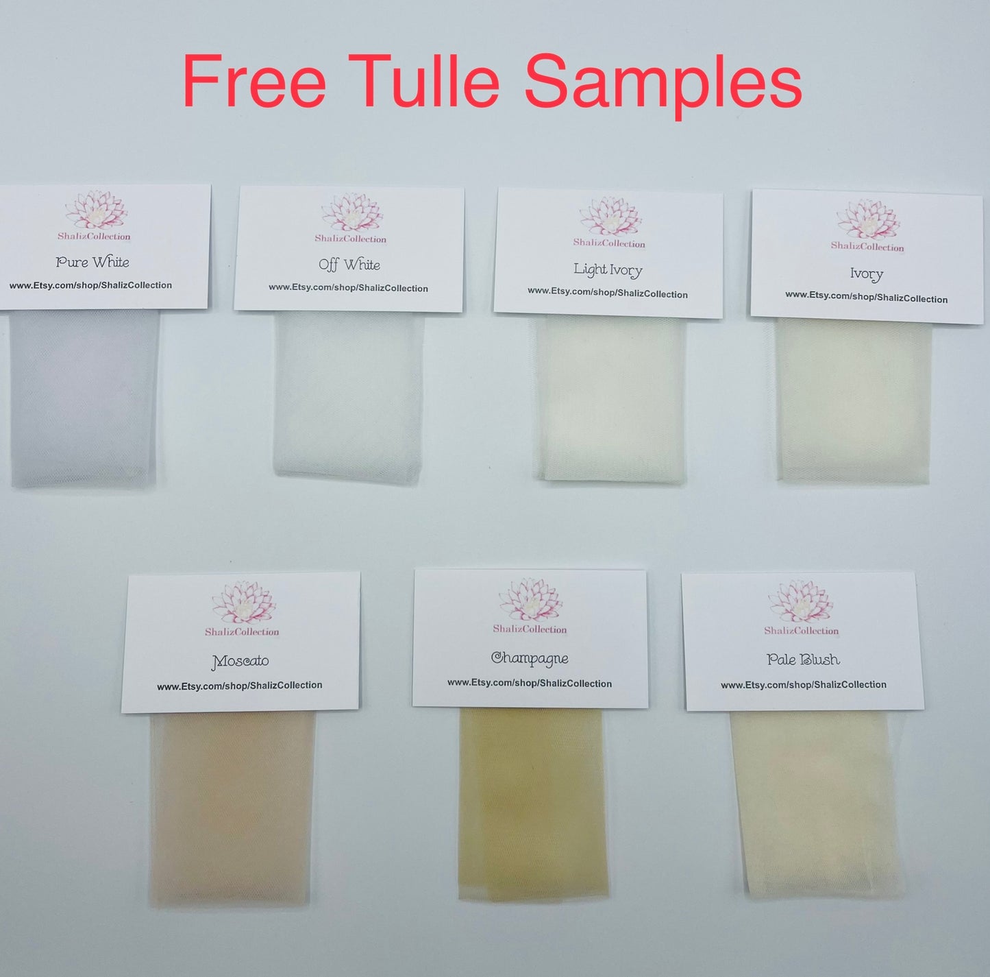 Our Swatch Samples are the perfect starting point to help you choose the perfect wedding veil for your big day.