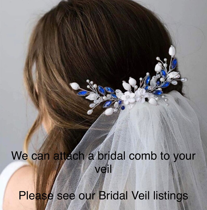 Crystal Bridal Comb Floral Rhinestone Wedding Comb Bridal Hair Comb Wedding hairpiece Wedding Hair Comb