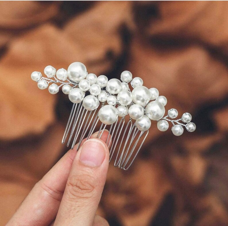 Crystal Bridal Comb Floral Rhinestone Wedding Comb Bridal Hair Comb Wedding hairpiece Wedding Hair Comb