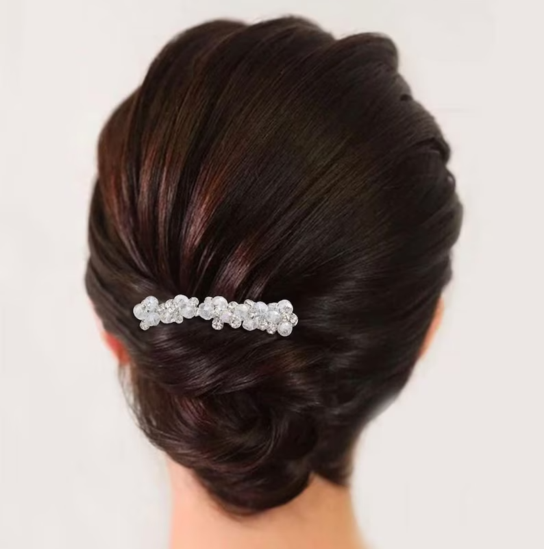 Crystal Bridal Comb Floral Rhinestone Wedding Comb Bridal Hair Comb Wedding hairpiece Wedding Hair Comb