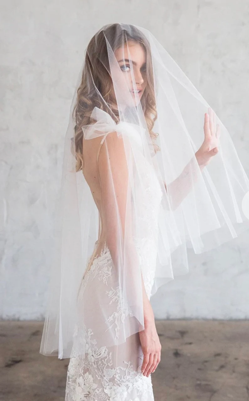 #SM-02 Two Tier Very Soft Illusion Veil